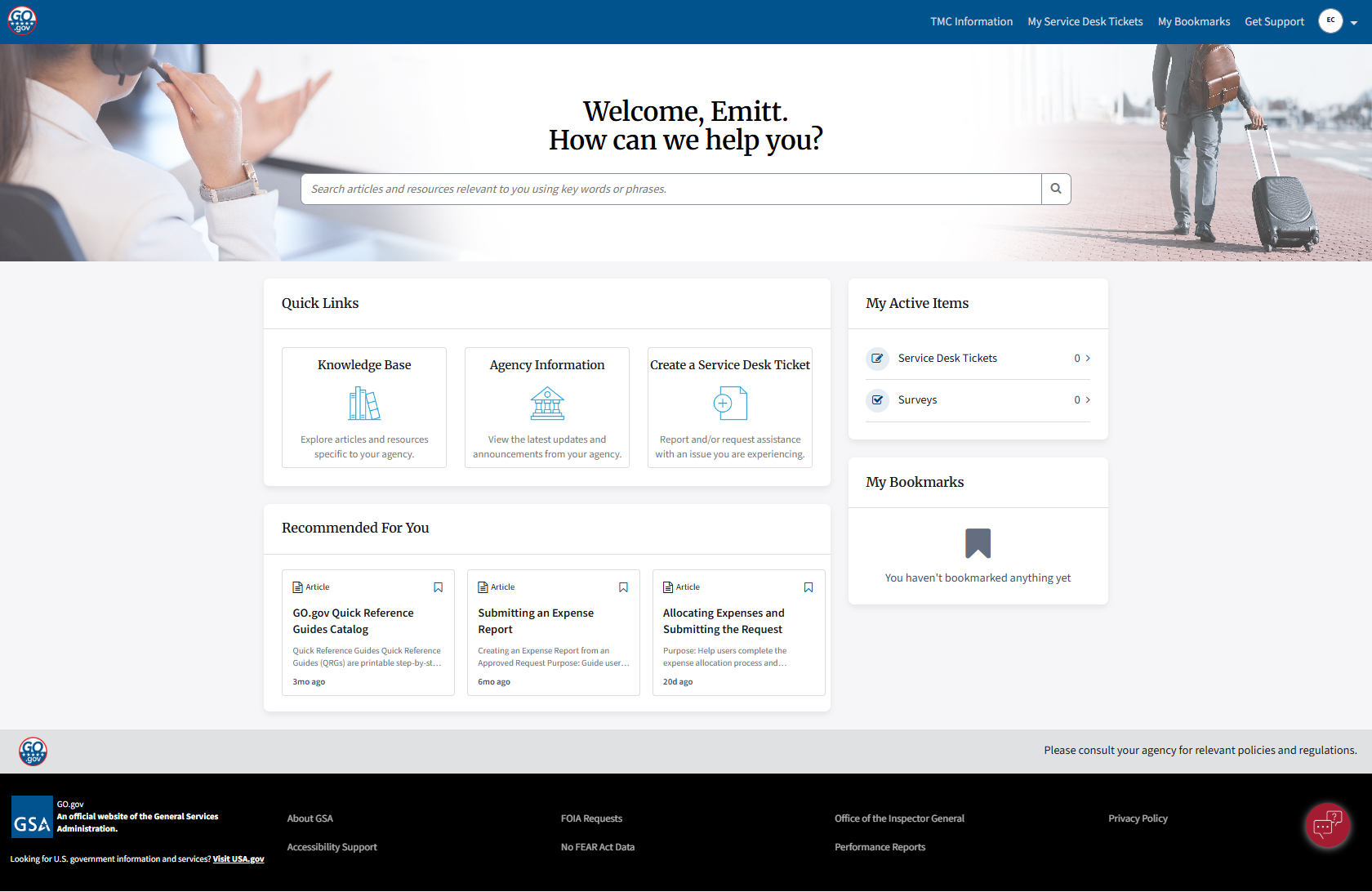 Service Desk Knowledge Base
