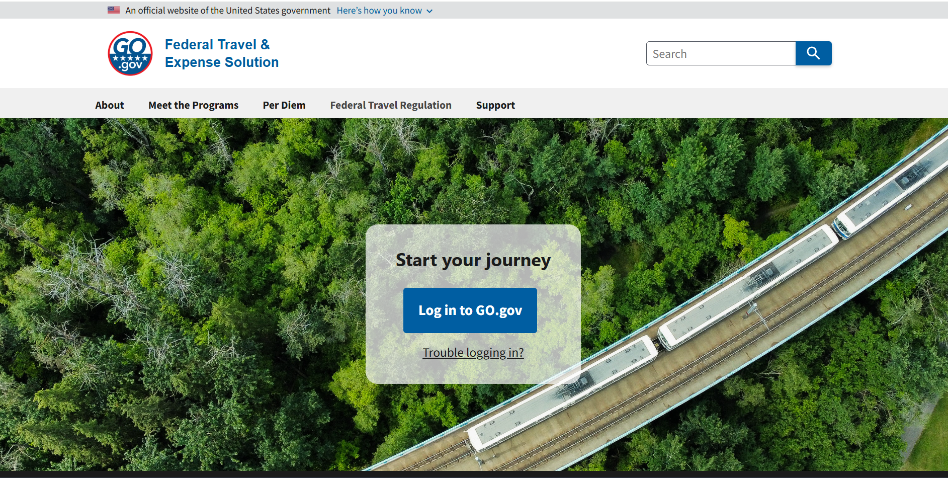 GO.gov Homepage